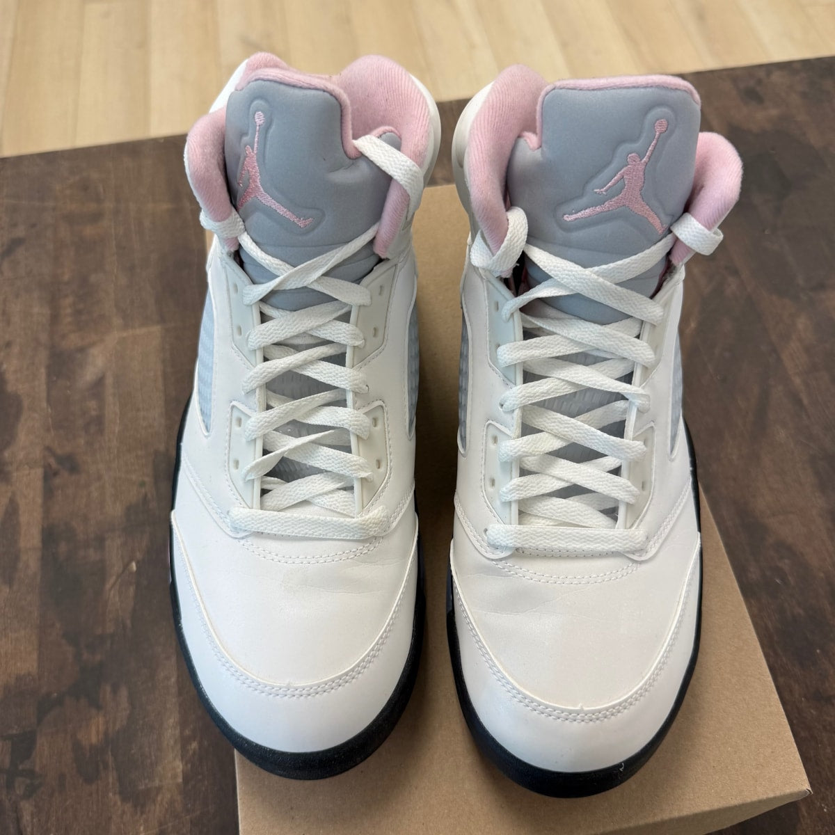 Jordan 5 Retro Medium Soft Pink Size 12 (Pre-Owned) - Image 2
