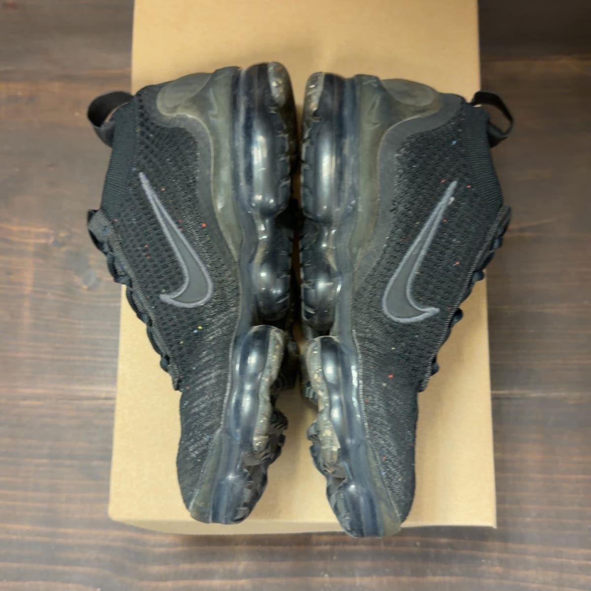 Nike Air VaporMax 2021 FK Black Anthracite Size 6 (Pre-Owned) - aux
