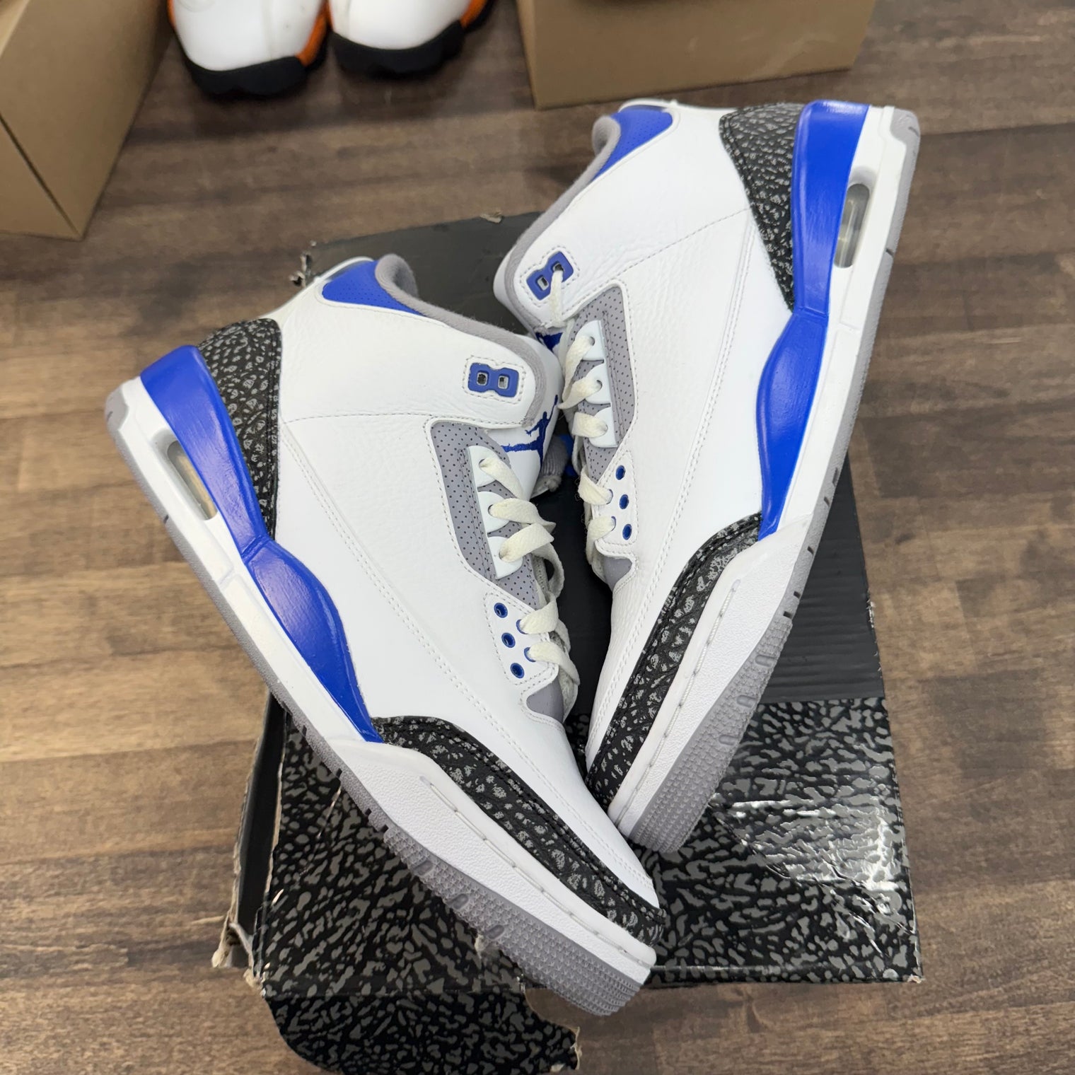 Racer Blue Jordan 3 Retro (USED)