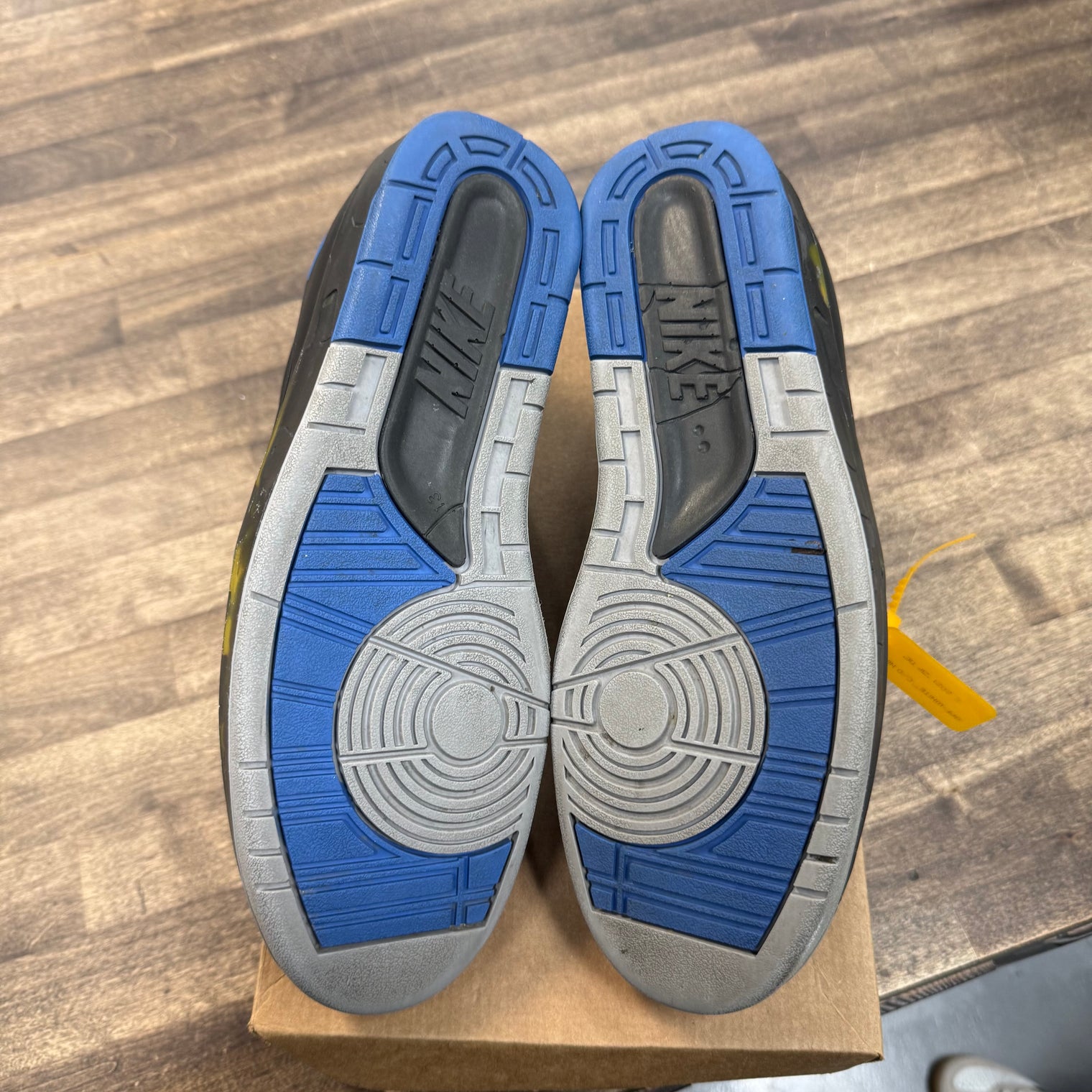 Black Blue Off-White Jordan 2 Retro Low SP (USED, No Box)