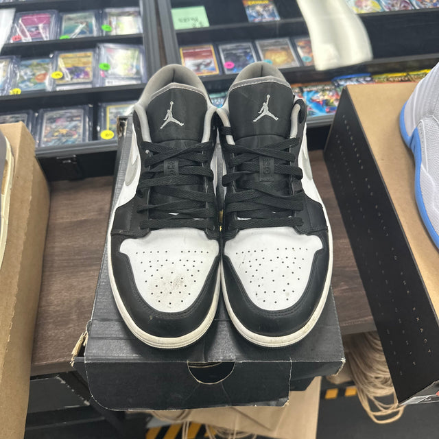 Black White Grey Jordan 1 Low (USED, Replacement Box)