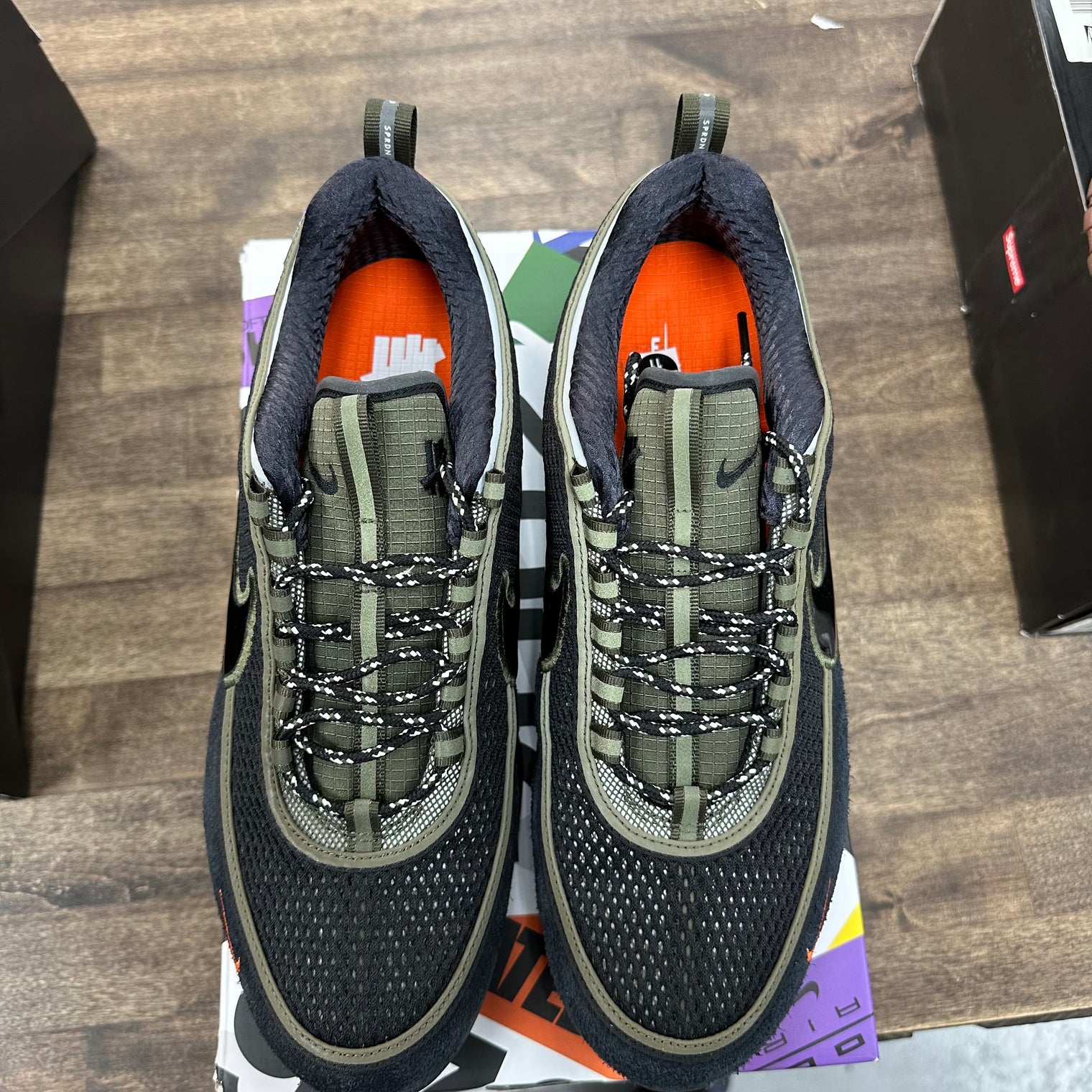 Undefeated Cargo Khaki Nike Air Zoom Spiridon (USED)