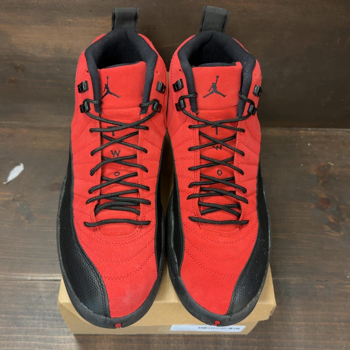 Jordan 12 Retro Reverse Flu Game Size 12 (Pre-Owned) - tag