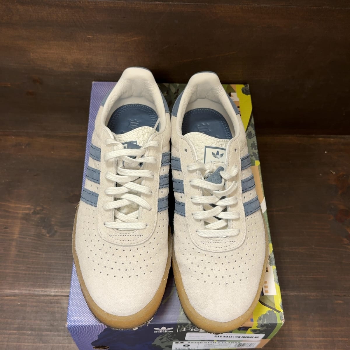 adidas Clarks 8th Street AS350 by Ronnie Fieg Kith Loyalty Porgram Elevation Blue Size 9 (Pre-Owned) - tag