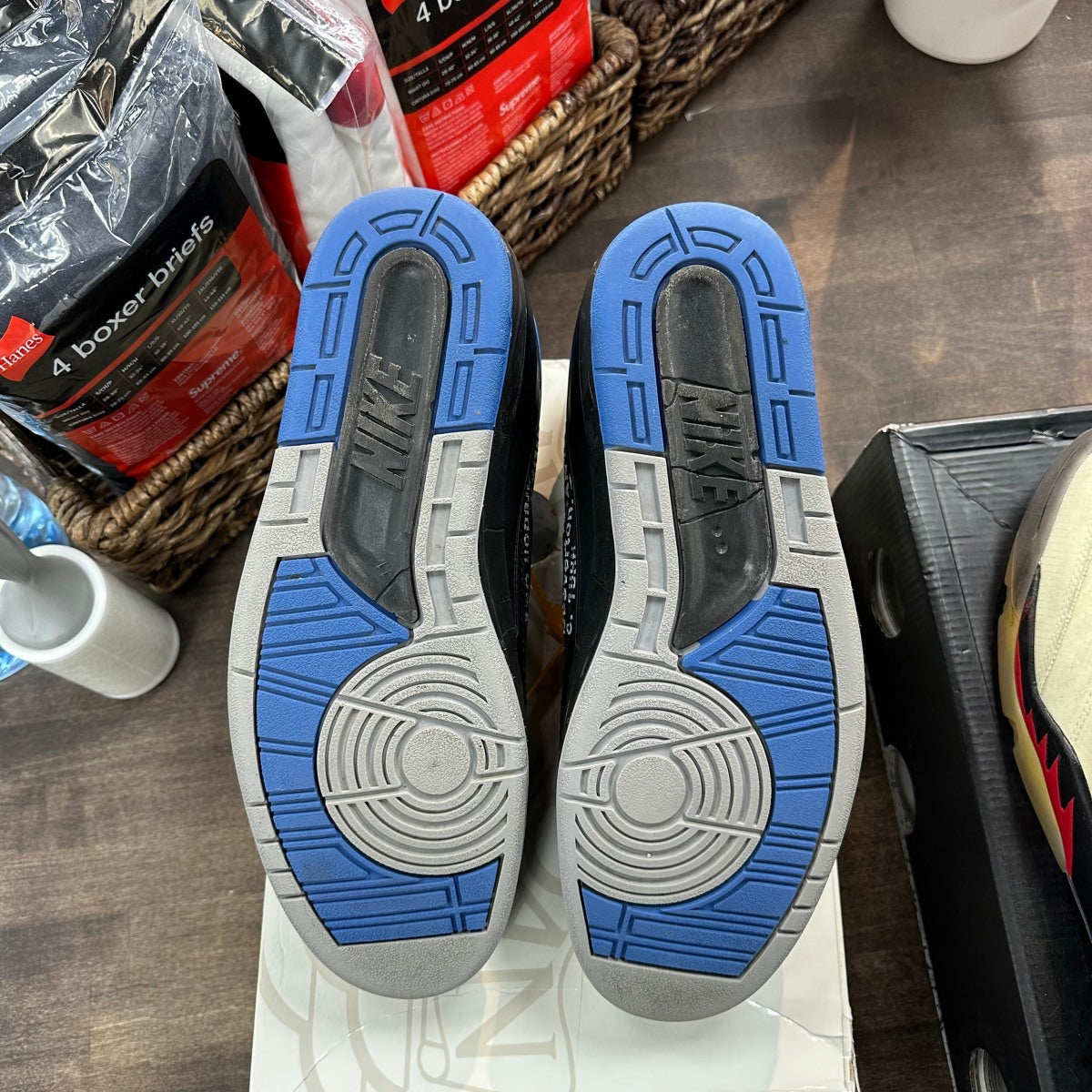 Jordan 2 Retro Low SP Off-White Black Blue - Image 5