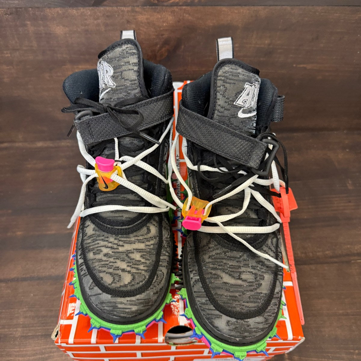 Nike Air Force 1 Mid Off-White Black - Image 2