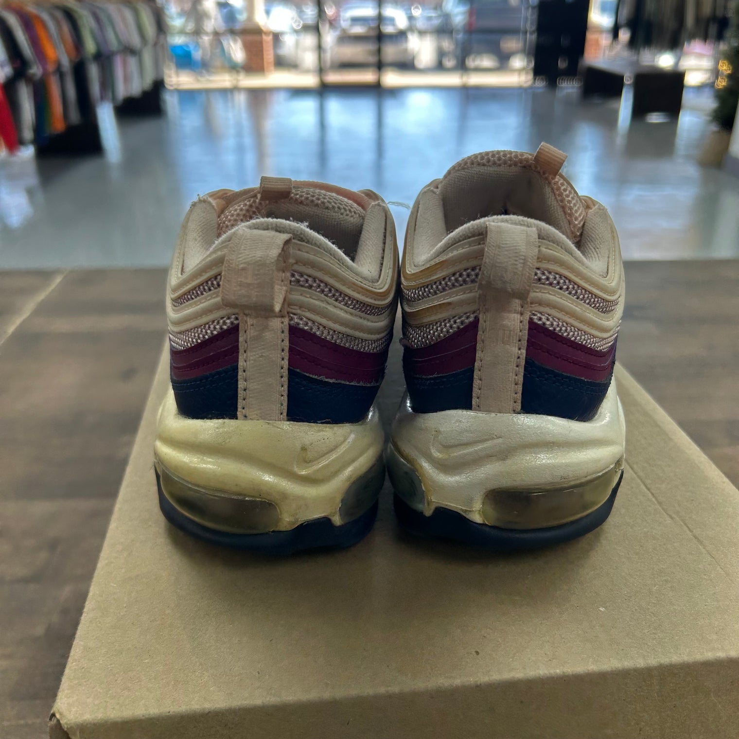 Nike Air Max 97 Plum Chalk (US 8W) (USED, No Box)