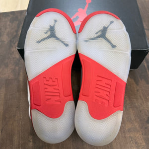 Jordan 5 Retro Fire Red Black Tongue (2025) - Image 5