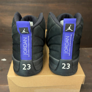 Jordan 12 Retro Black Dark Concord Size 12 (Pre-Owned) - aux