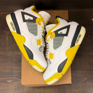Jordan 4 Retro Vivid Sulfur (Women's) Size 10W (Pre-Owned) - Image 2