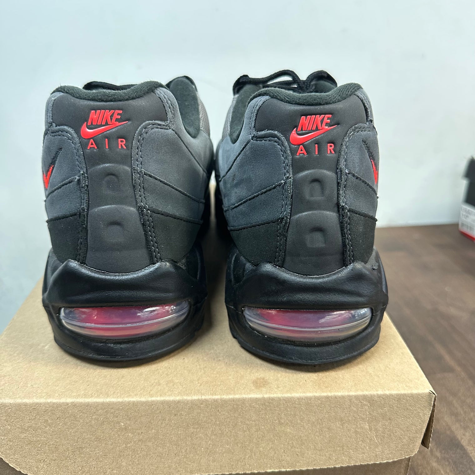 Nike Air Max 95 OG Big Bubble Bright Crimson (USED, No Box)