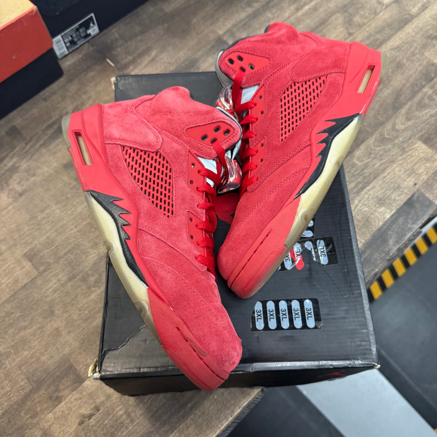 Red Suede Jordan 5 Retro (USED)