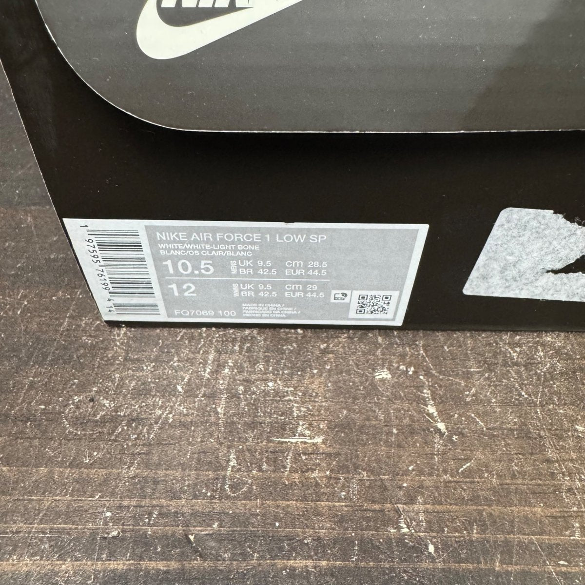 Nike Air Force 1 Low Cactus Plant Flea Market White (2024) Size 10.5 (Pre-Owned) - aux