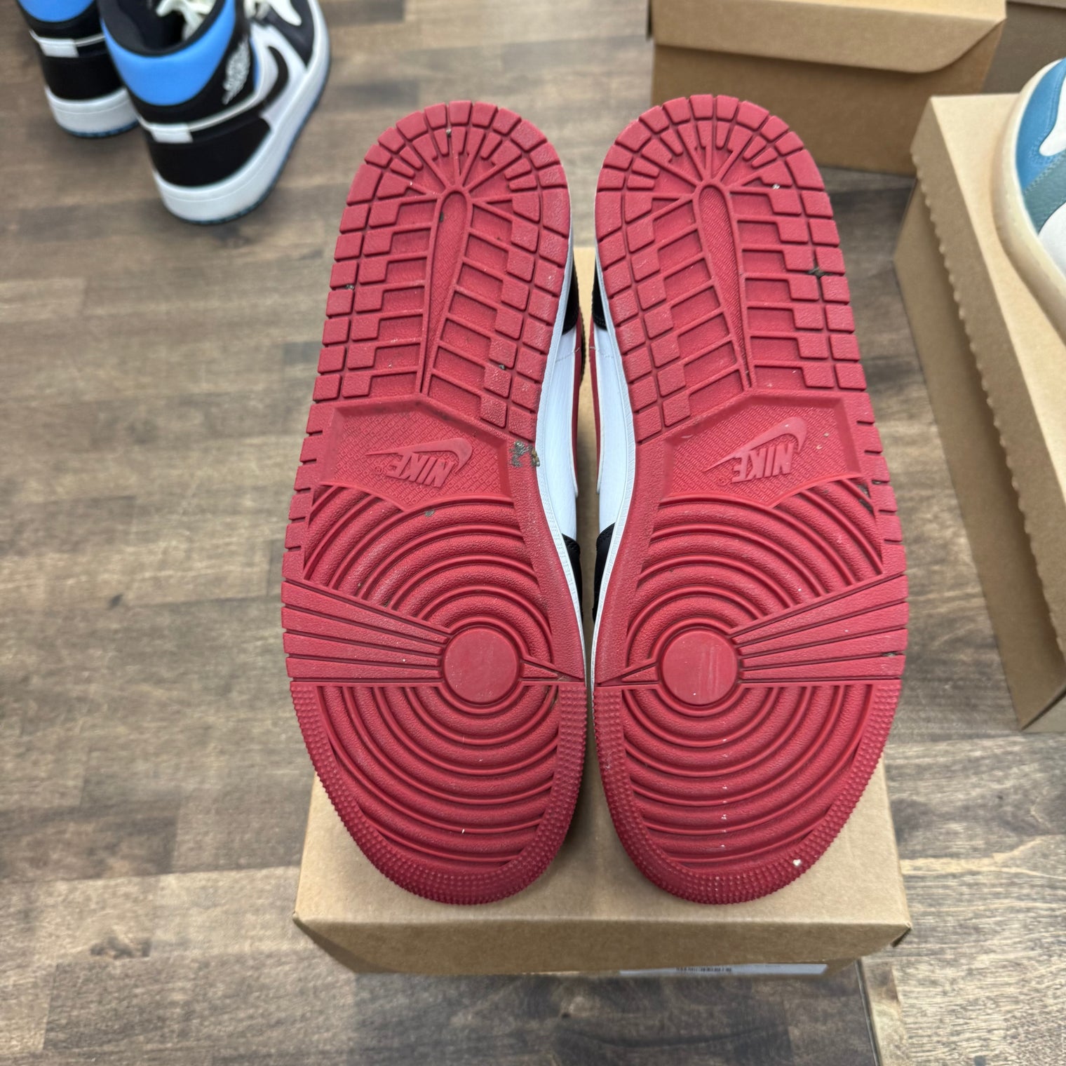 Gym Red Black White Jordan 1 Mid (USED, No Box)