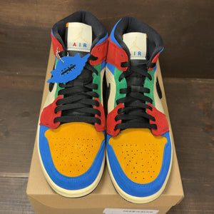 Jordan 1 Mid SE Fearless Blue the Great Size 8.5 (Pre-Owned) - tag
