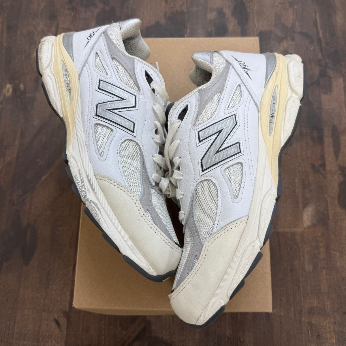 New Balance 990v3 MiUSA Teddy Santis Sea Salt Size 11 (Pre-Owned) - Image 1