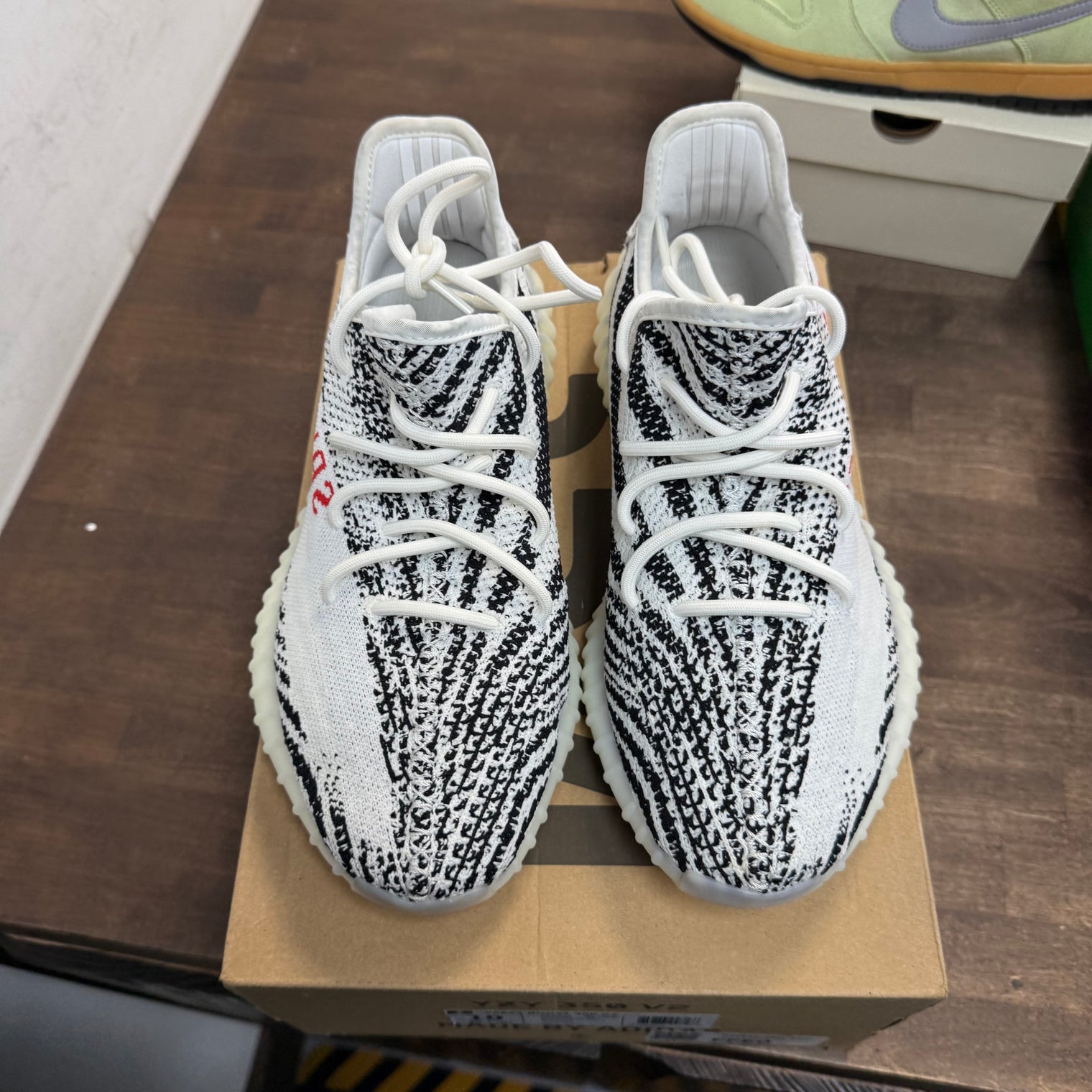 Zebra Yeezy 350 (USED)