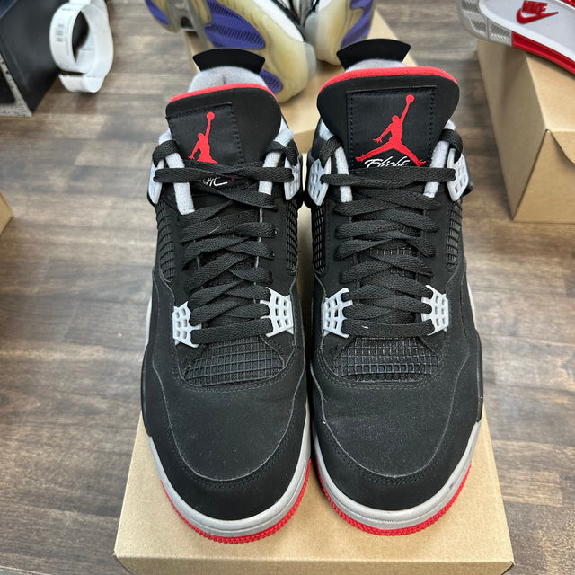 Bred Jordan 4 (2019) (USED,No Box)