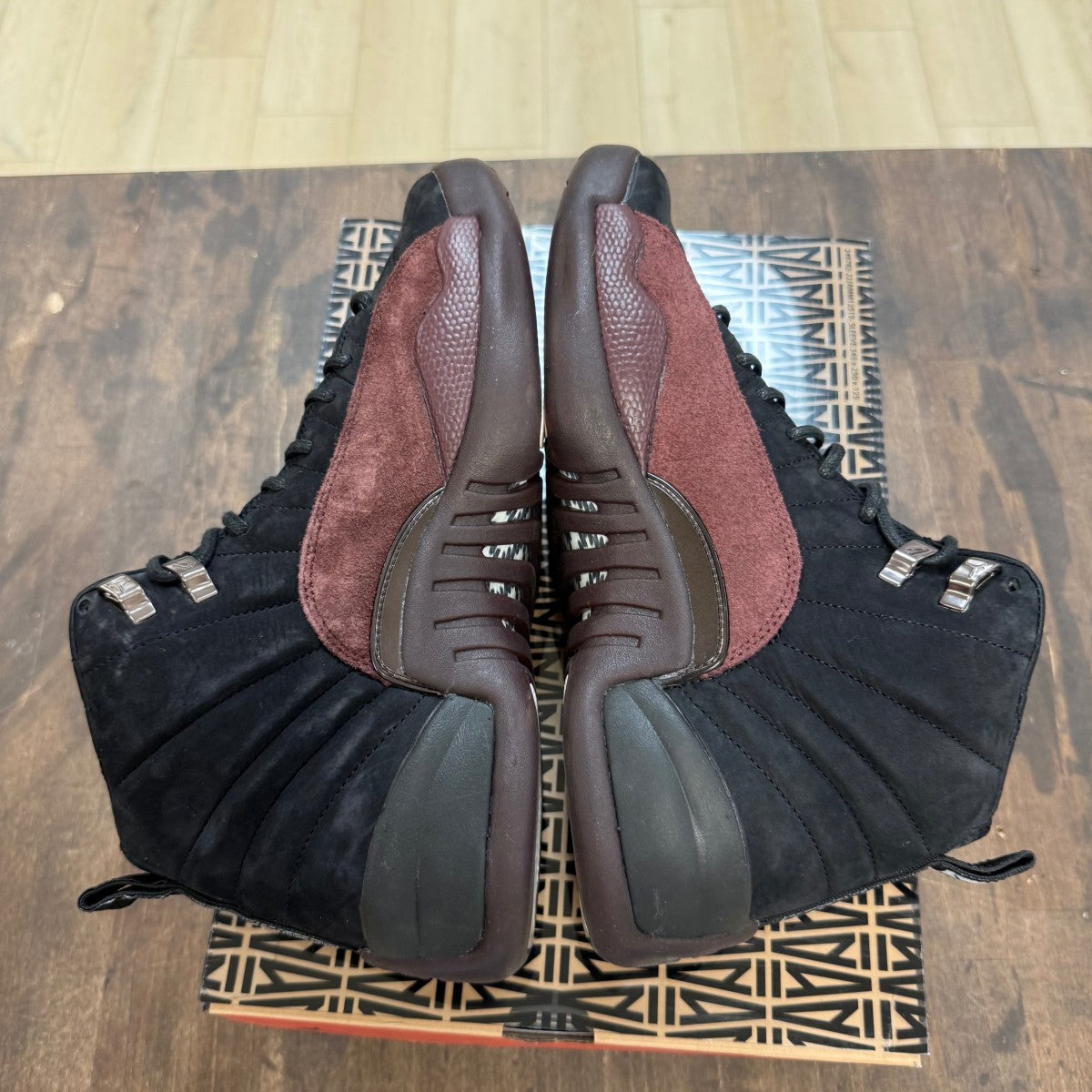 Jordan 12 Retro SP A Ma Maniére Black (Women's) - Image 5
