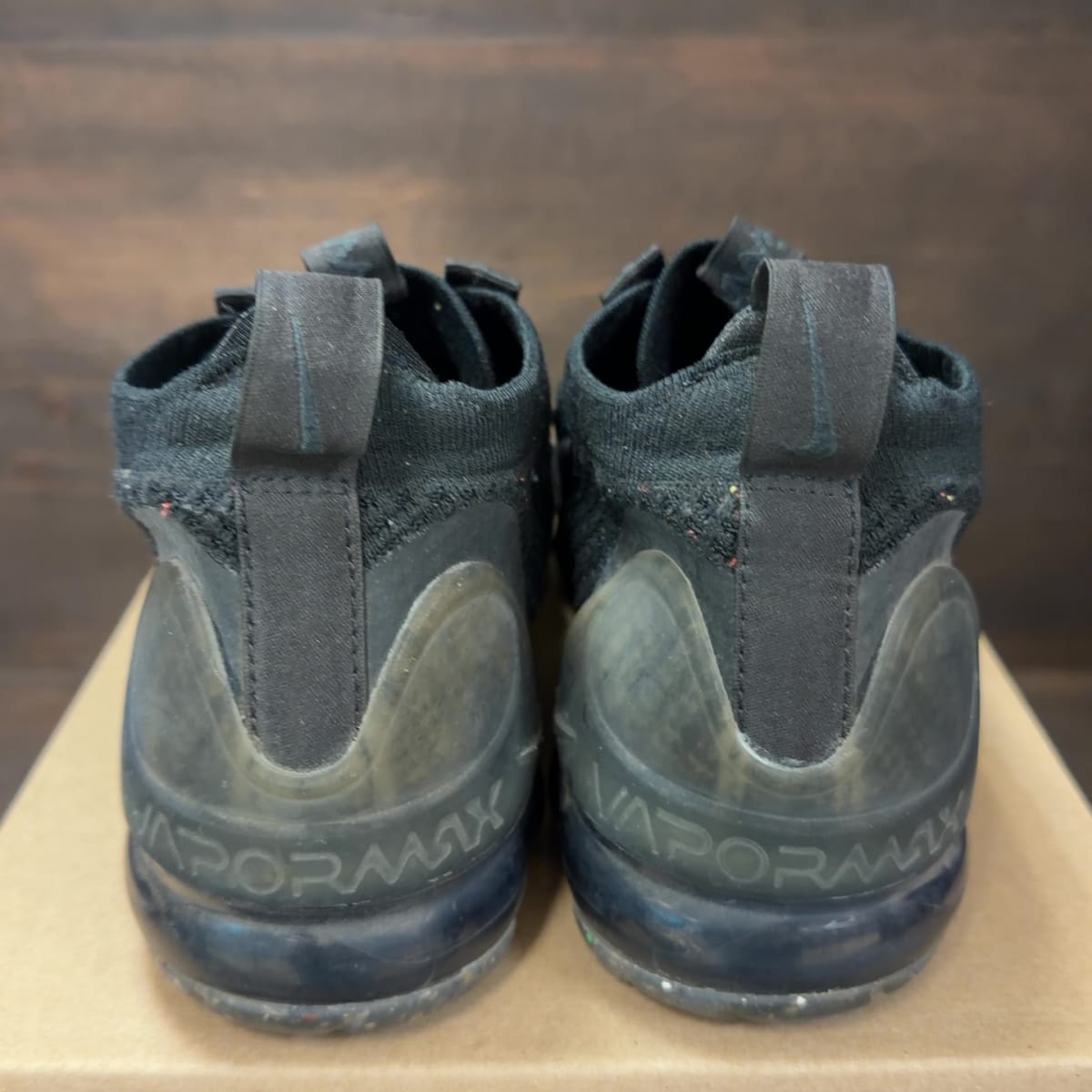 Nike Air VaporMax 2021 FK Black Anthracite Size 6 (Pre-Owned) - aux