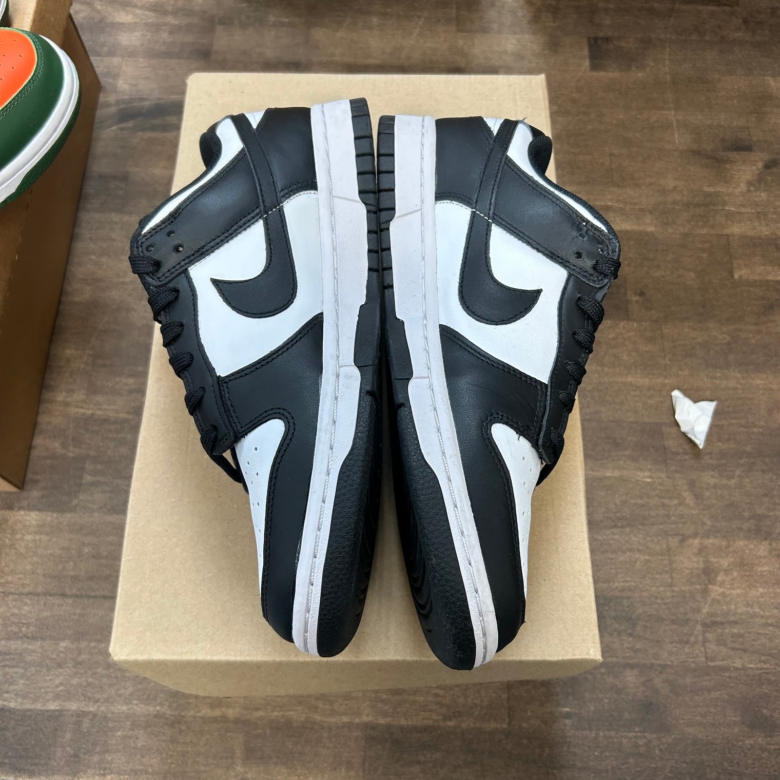 Panda Black White Dunk Low (W) (USED, No Box)