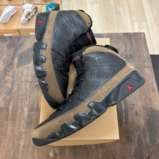 Jordan 9 Retro Olive (2024) Size 15 (Pre-Owned) - Image 1