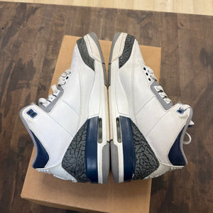 Jordan 3 Retro Midnight Navy (GS) Size 7Y (Pre-Owned) - Image 4