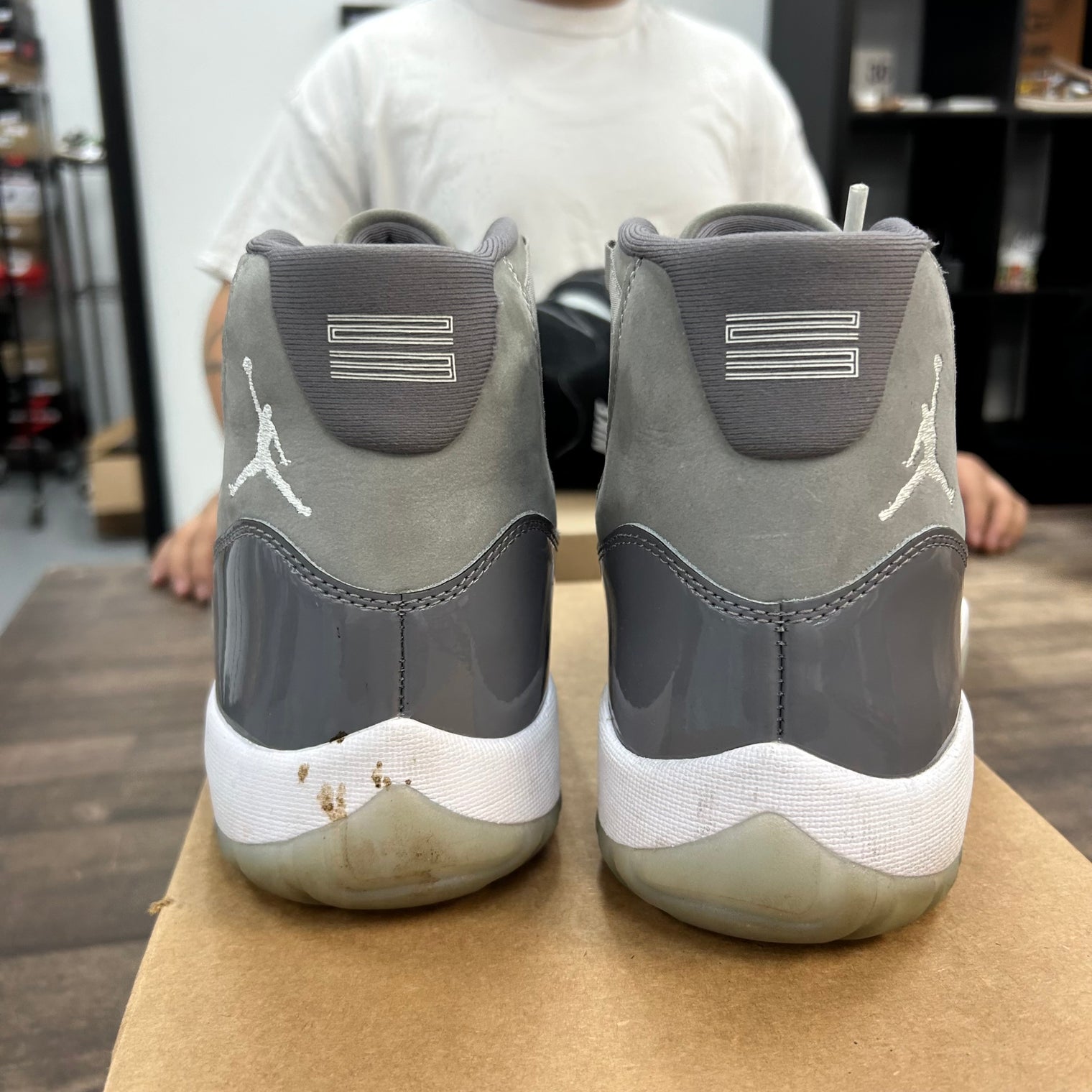Jordan 11 Retro Cool Grey (2021) (US 11) (USED, No Box)