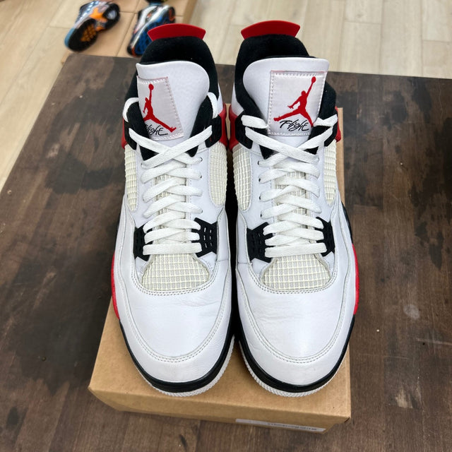 Jordan 4 Retro Red Cement Size 13 (Pre-Owned) - Image 2