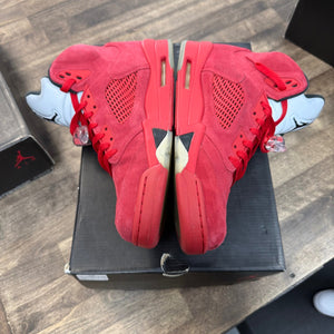 Jordan 5 Retro Red Suede - Image 5