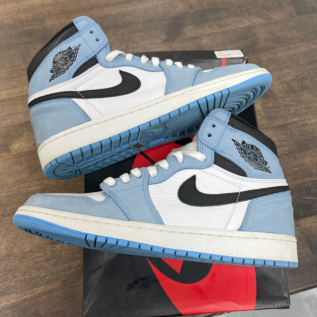 University Blue Jordan 1 High (USED, No box)