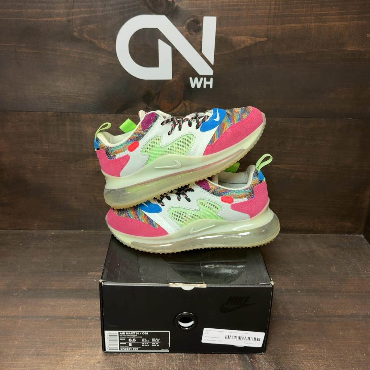 Nike Air Max 720 OBJ Odell Beckham Jr Young King of The Drip Size 6.5 (Pre-Owned) - front