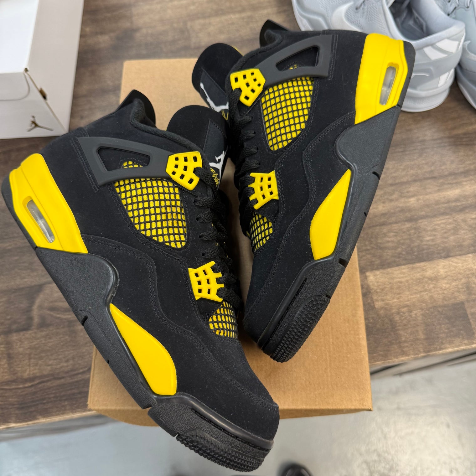 Yellow Thunder Jordan 4 Retro (USED, No Box)