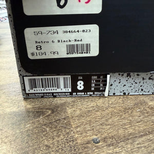 Jordan 6 Retro Infrared Black (2014) Size 8 (Pre-Owned) - Image 6