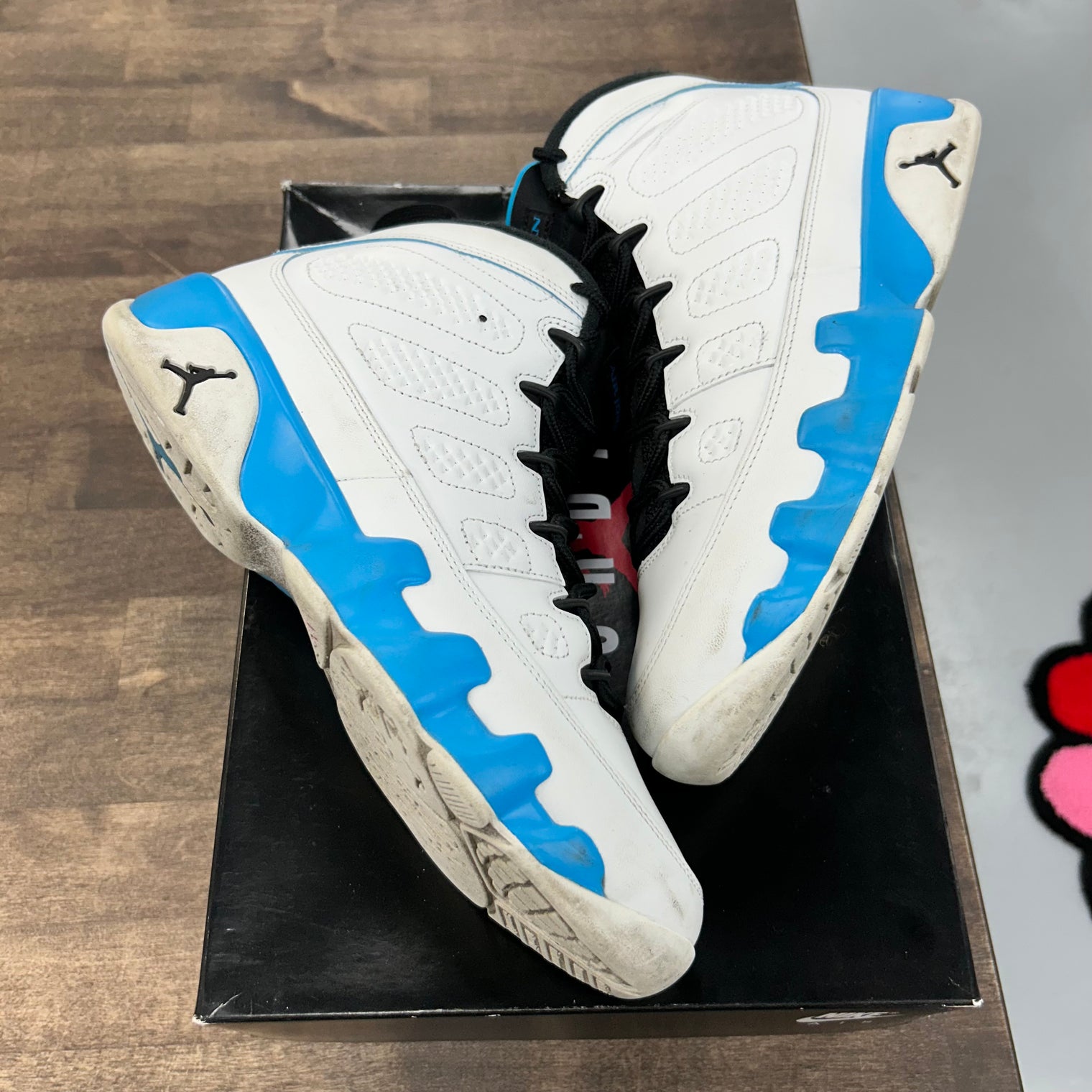 Powder Blue Jordan 9 (USED)