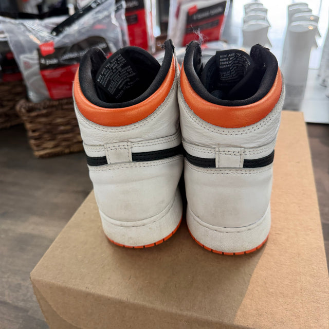 Electro Orange Jordan 1 High (GS) (USED, No Box)