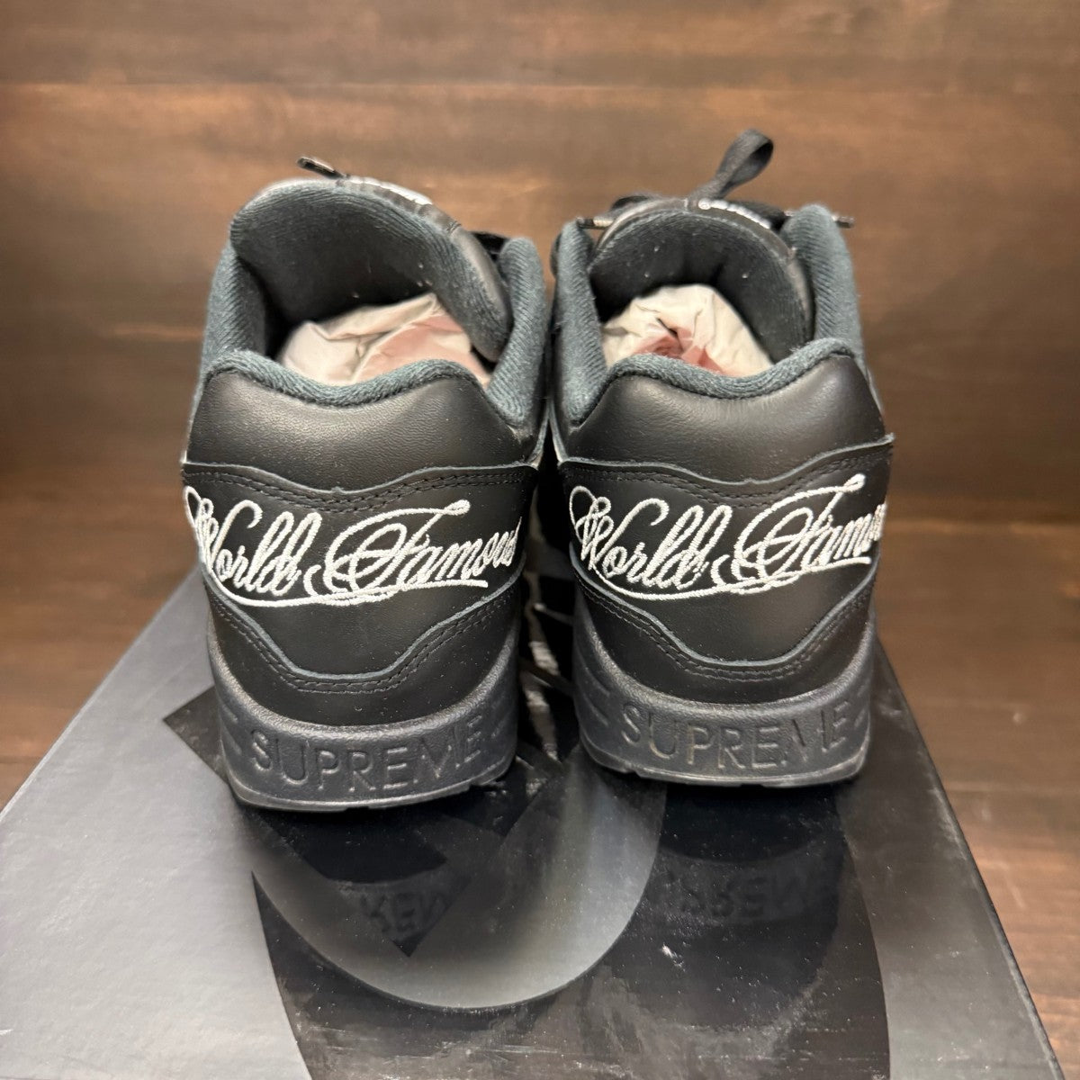 Nike Air Max 1 '87 SP Supreme Black White - Image 4