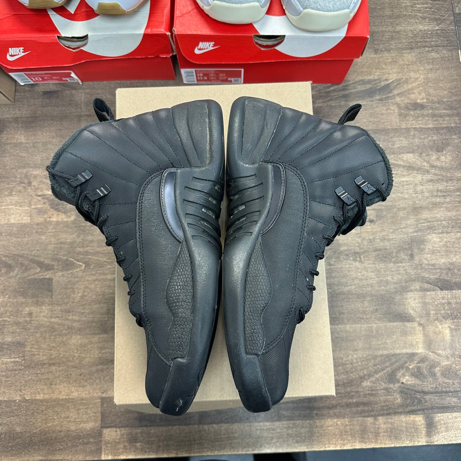 Winter Black Winterized Jordan 12 Retro (USED, No Box)