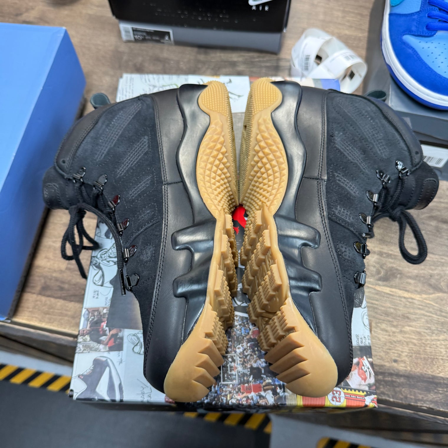 Jordan 9 Retro NRG Black Light Gum (Lightly Worn)