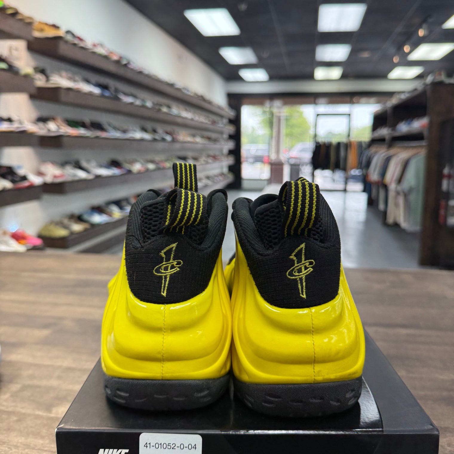 Wu Tang Optic Yellow Foamposite One (Used)