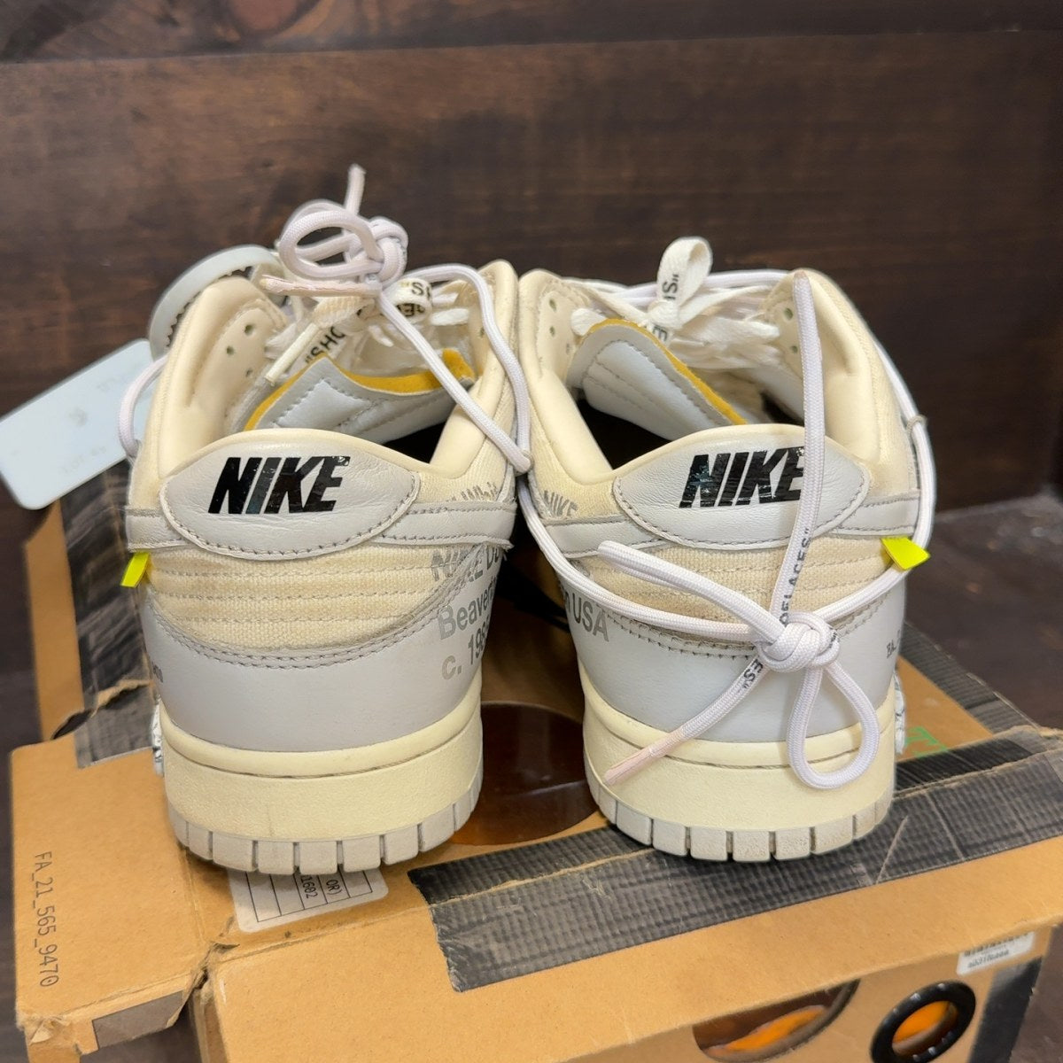 Nike Dunk Low Off-White Lot 49 Size 10 (Pre-Owned) - Image 4
