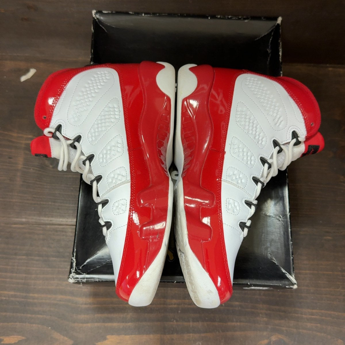 Jordan 9 Retro White Gym Red - Image 4