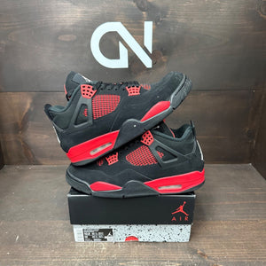 Jordan 4 Retro Red Thunder Size 10.5 (Pre-Owned) - front