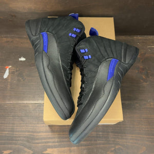Jordan 12 Retro Black Dark Concord Size 12 (Pre-Owned) - back