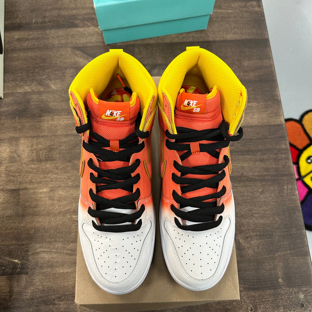 Candy Corn Nike SB Dunk High (USED, No Box)