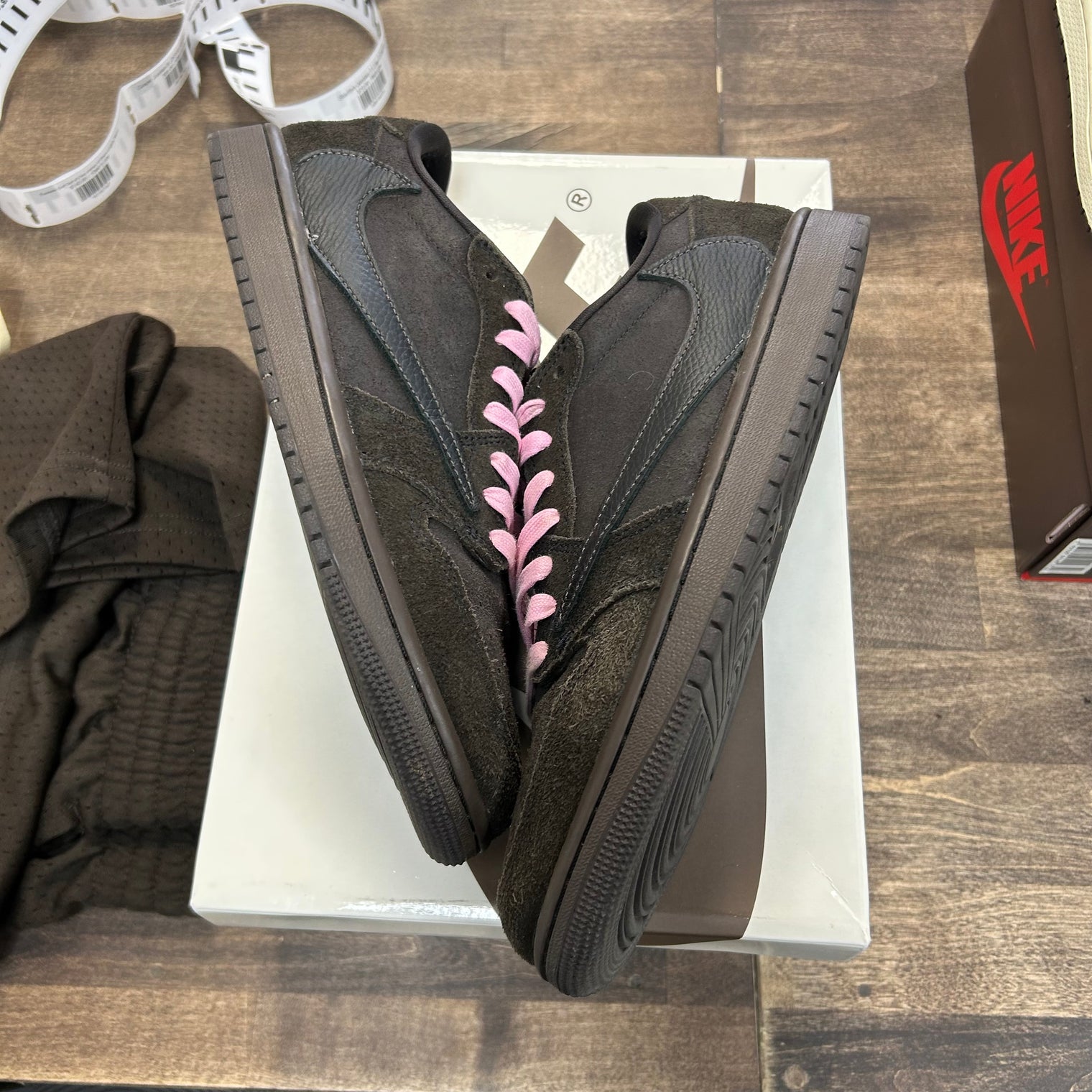 Velvet Brown Travis Scott Jordan 1 Low OG SP (USED)