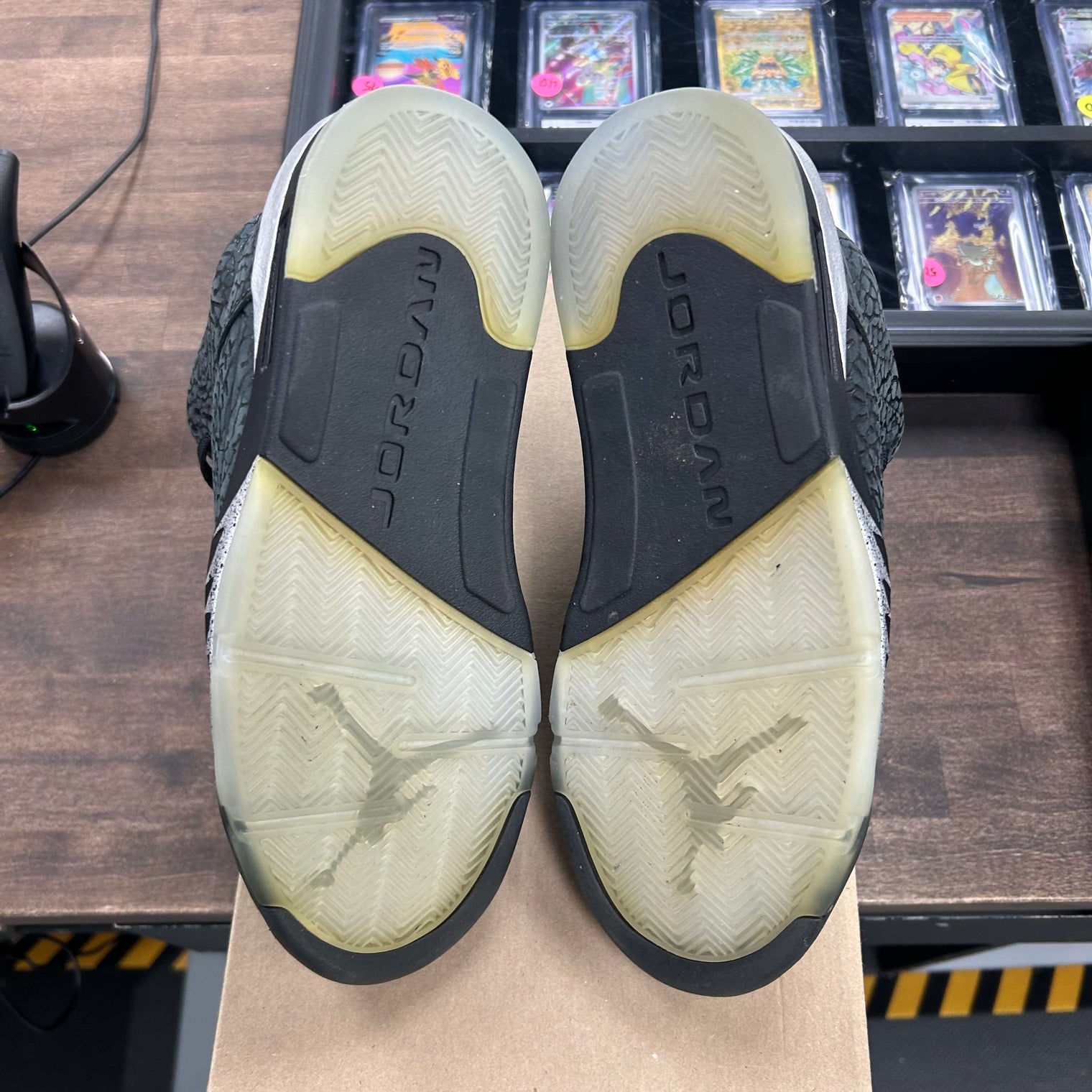 3Lab5 Black Silver Jordan 5 Retro (USED, No Box)