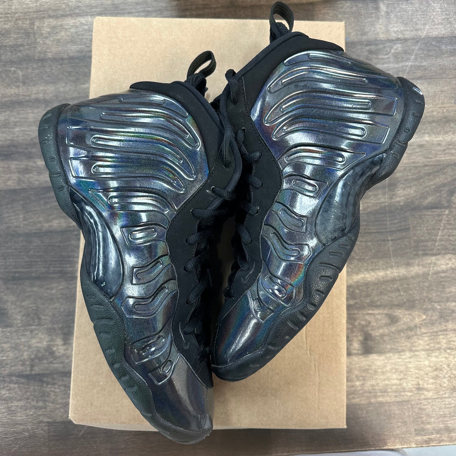 Nike Air Foamposite One Legion Green (GS) (Used, No Box)