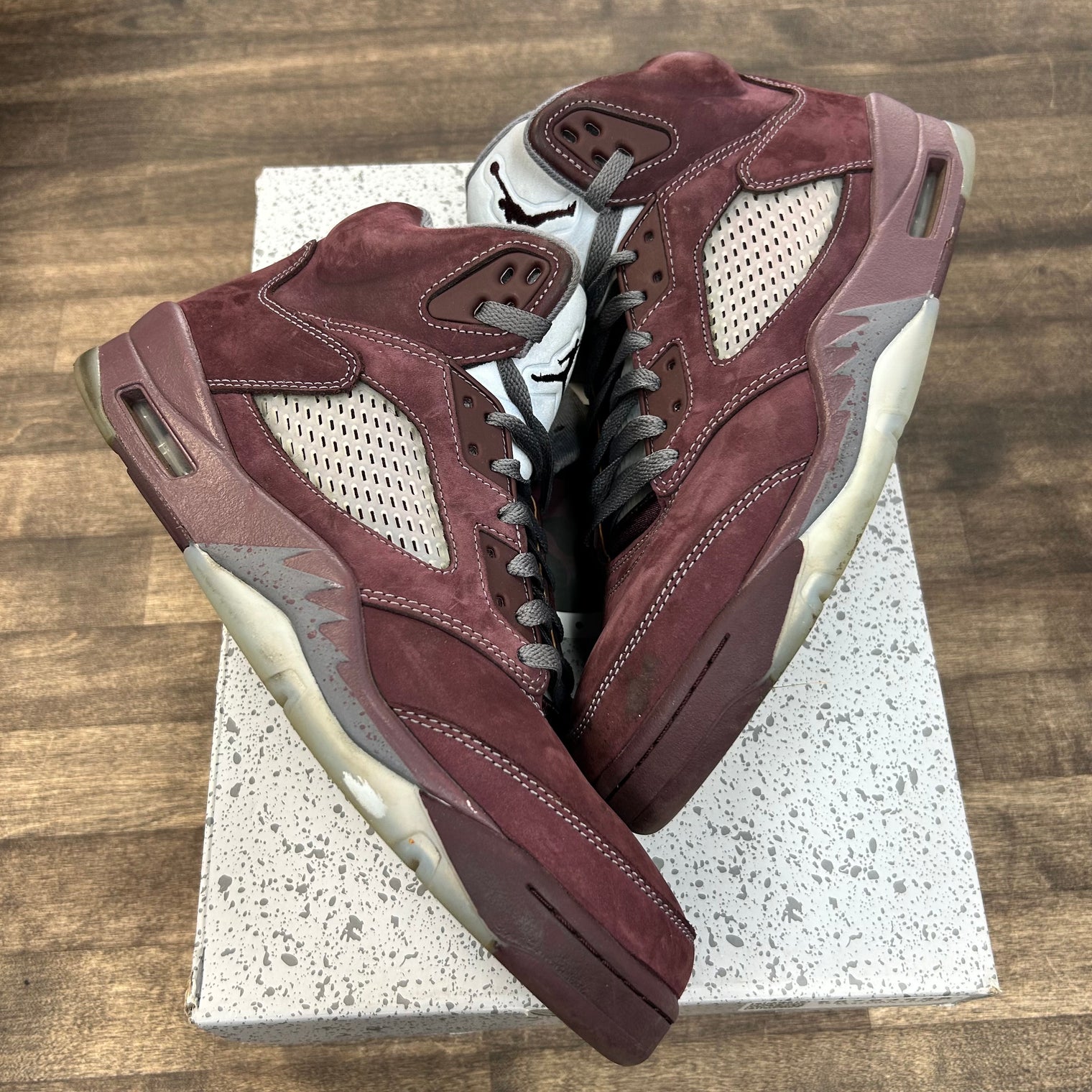 Burgundy Jordan 5 Retro (2023) (USED)