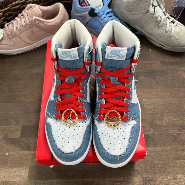 Denim Jordan 1 High OG (Women's) (USED)